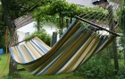 Hängematte mit Gestell Lancha Grande Caribe Dorada Set by MacaMex MA-90241 color multicolor