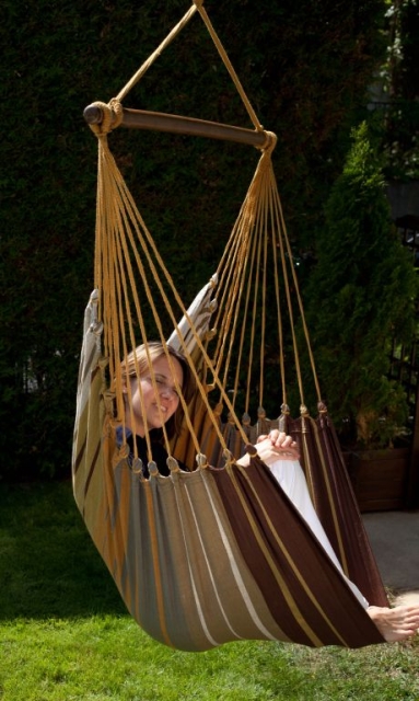 Hängesessel Lazy + Cayo Grande Mocca by MacaMex MA-910111-OLD color braun