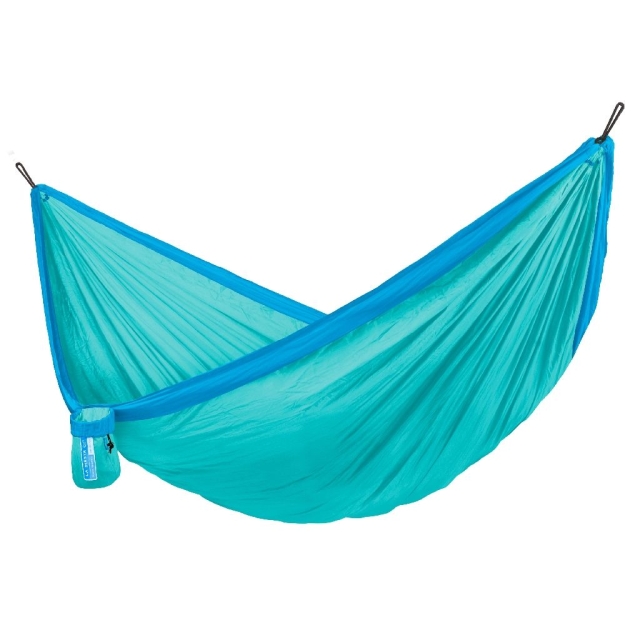 Colibri 3.0 Caribic - Single Travel Hängematte with Suspension by LaSiesta LS-CLT17-33 color türkis