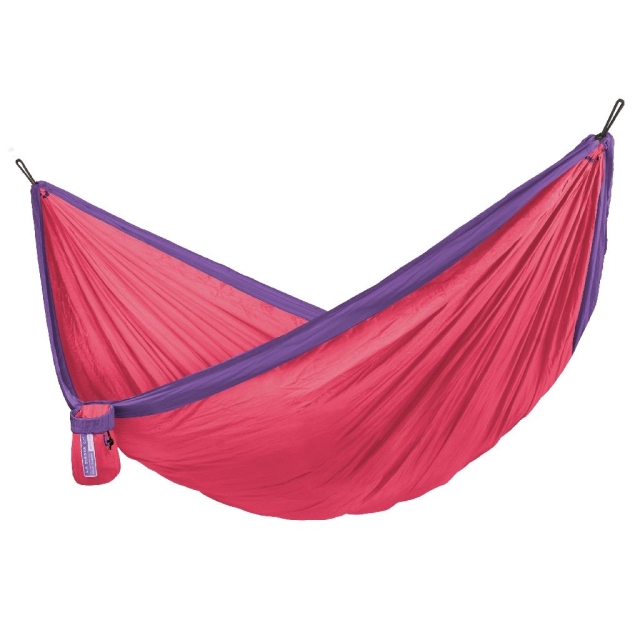 Colibri 3.0 Passionflower - Single Travel Hängematte with Suspension by LaSiesta LS-CLT17-77 color rosa