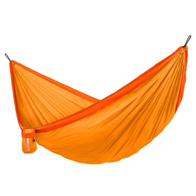 Colibri 3.0 Sunrise - Single Travel Hängematte with Suspension by LaSiesta LS-CLT17-22 color orange