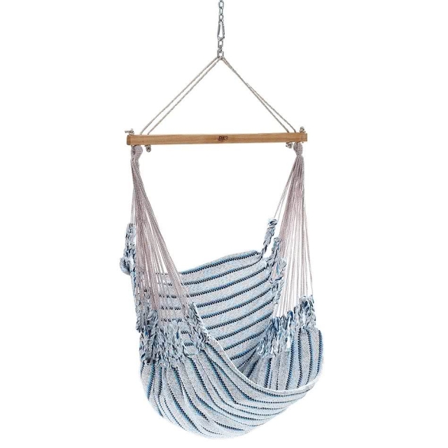 Hängesessel wetterfest beige-blau by Chico CI-3217 color blau