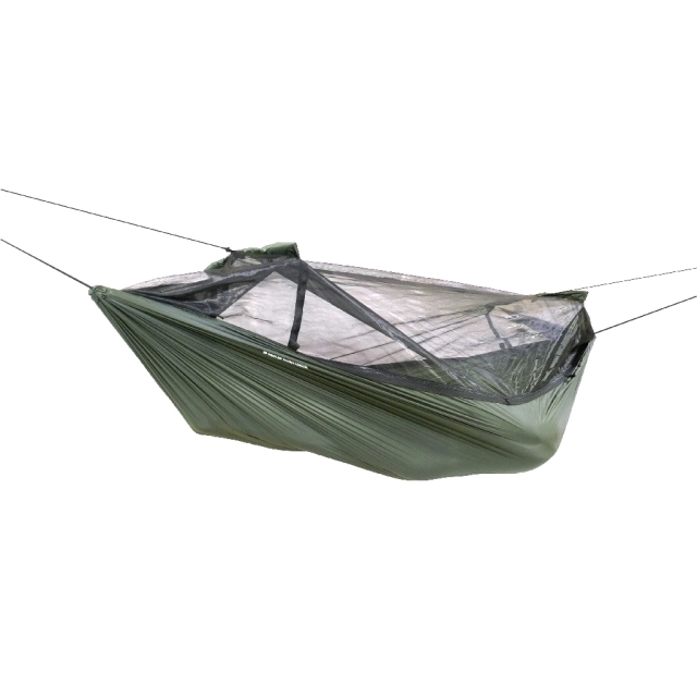 DD superlight Frontline olivegrün einlagig mit Whoopie slings by DD Hammocks DD-02184 color grün