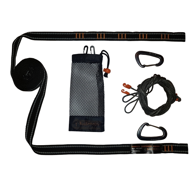 Superleichtes Befestigungsset für Hängematten by Bushmen BU-1HASSL 