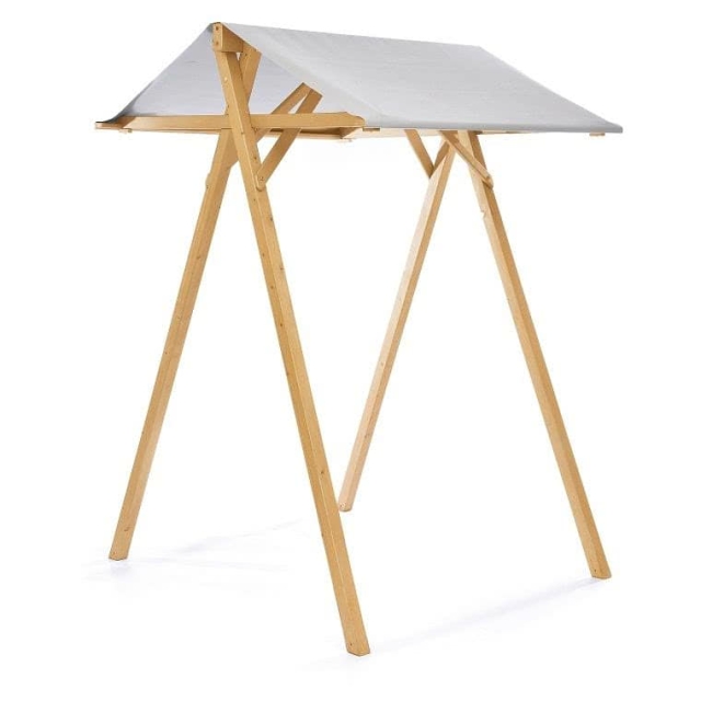 Hängesesselgestell Uno für den Außenbereich, braun lasiert by Chico CI-5420 color braun