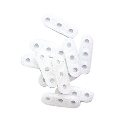 Zeltleinenspanner weiß 10 Stück