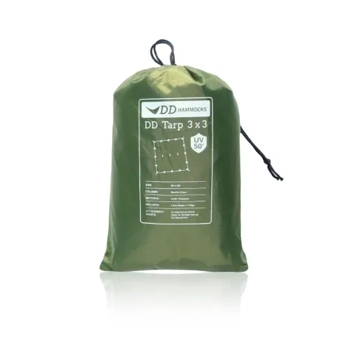 Tarp 3x3 gr&uuml;n mit UV-Schutzfaktor 50+ by DD Hammocks DD-21420 color gr&uuml;n