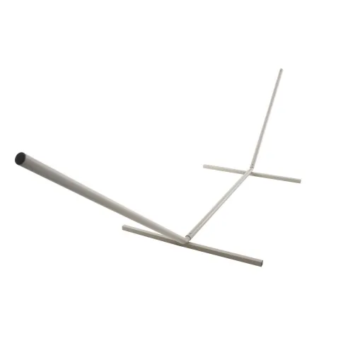 Jamaica Gigante - extra langerHängemattenständer Stahl grau für KingSize Stabhängematten by MacaMex MA-20050 color Grau / Silber