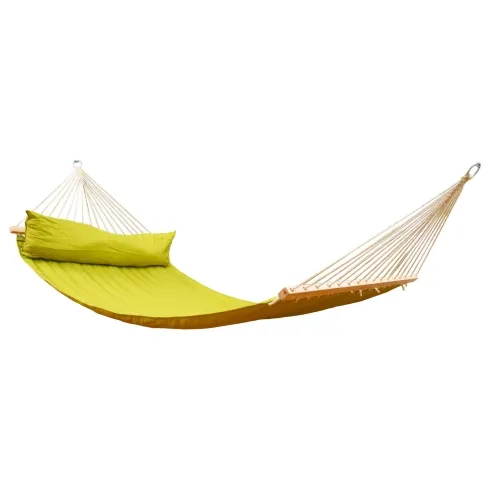 Miami Apple Green (FSC™ zertifiziert) -Stabhängematte gefüttert wetterfest by MacaMex MA-25506 color grün