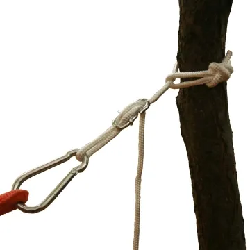 Ropeset Easy White - Montageseil längenverstellbar mit Karabiner by MacaMex MA-21060 color weiss