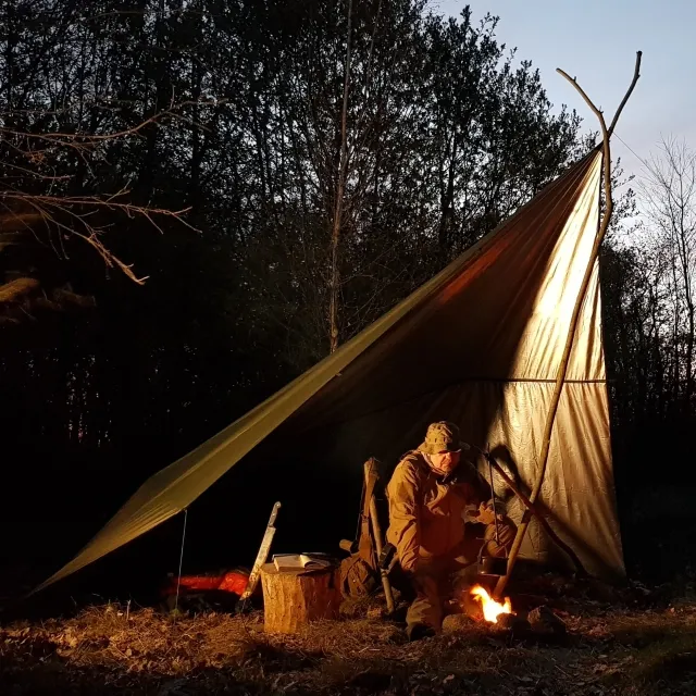 THERMO - Tarp™ 4x3 by Bushmen BU-1THTARP4X3 color grün