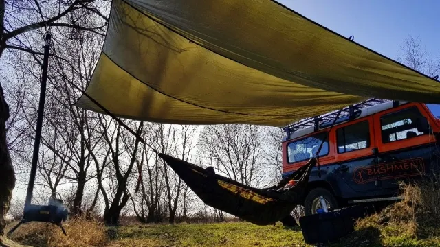 THERMO - Tarp™ 4 x 4 m olivgreen by Bushmen BU-1THATARP4X4 color grün