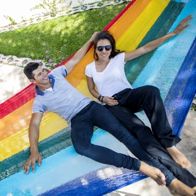 Mexikanische Familien Hängematte Hängematte paradiso plus by MacaMex MA-00248 color multicolor