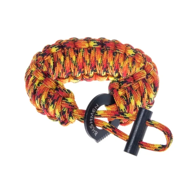 Armband mit Feueranzünder und Paracord Seil 6 Meter orange by Bushmen BU-1BRCA6F color rot