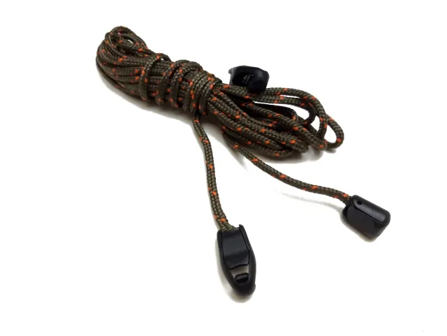 Tarp Spannleinen 6 Stück schwarz by Bushmen BU-1TATE6B color schwarz