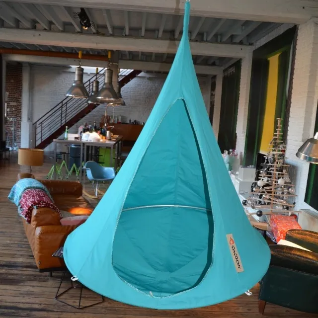 Bonsai Kinder Hängehöhle türkis by Cacoon HI-BLB10 color grün