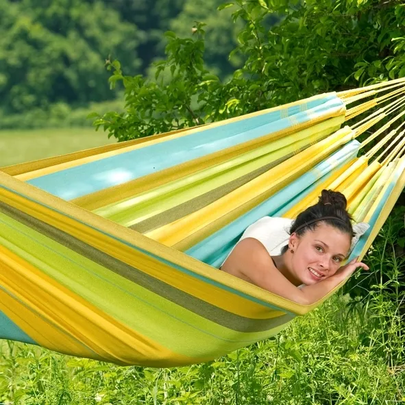 Colombiana limona - Doppel Hängematte gelb by Amazonas AZ-1015220 color gelb