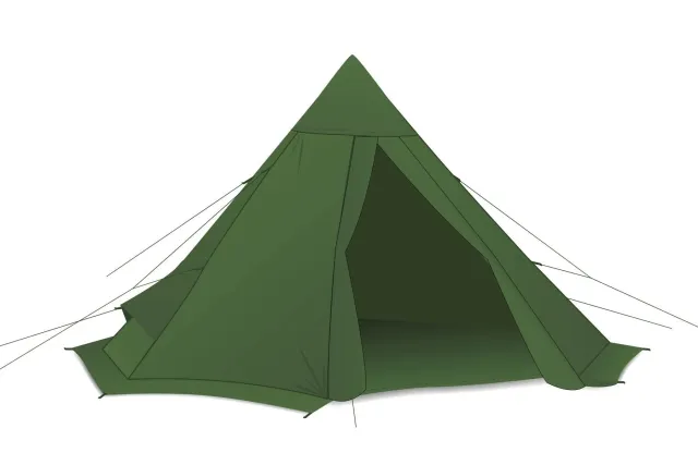 DD Tipi Zelt by DD Hammocks DD-21540 color grün
