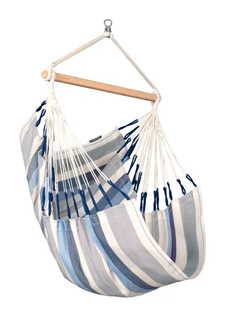 Domingo Sea Salt Basic Hängesessel Blau by La Siesta LS-DOC14-13 color blau