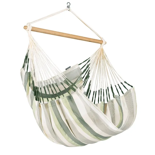 Domingo Cedar Comfort Hängestuhl wetterfest grün grau by La Siesta LS-DOL18-14 color grün