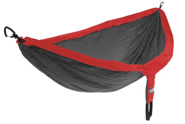 Double nest red charcoal - Reisehängematte by ENO EN-DH004 color rot