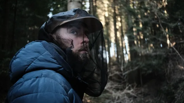 Moskitonetz für den Kopf schwarz by Bushmen BU-HEMONETBLK color schwarz