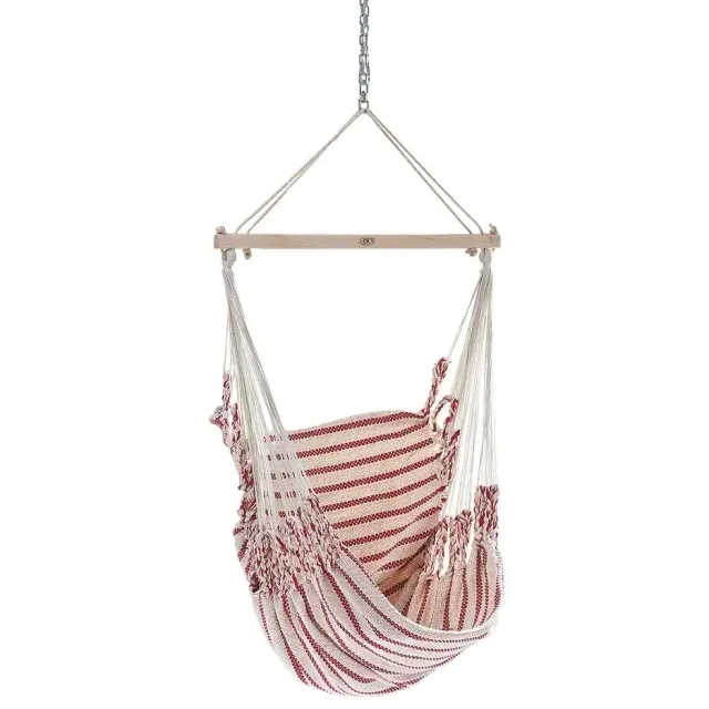 Hängesessel Baumwolle beige-rot by Chico CI-3111 color rot