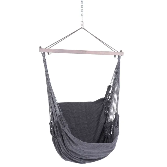 Hängesessel Baumwolle grau by Chico CI-3184 color Grau / Silber