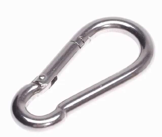 Karabiner 450 kg - Montagematerial by MacaMex MA-21201 color Grau / Silber