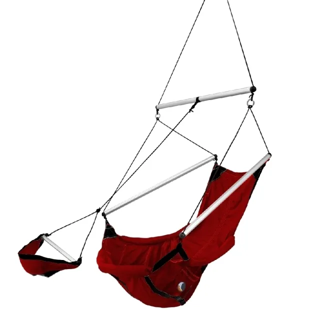 Moon Chair Hängesessel aus Fallschirmseide rot by Ticket to the moon TM-TCM-3402 color rot