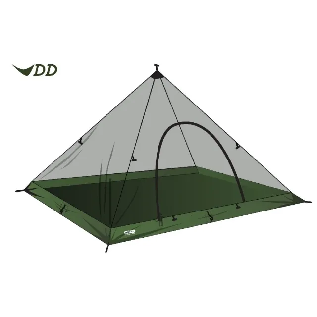 DD superlight Pyramid Mesh tent XL by DD Hammocks DD-21530 color schwarz