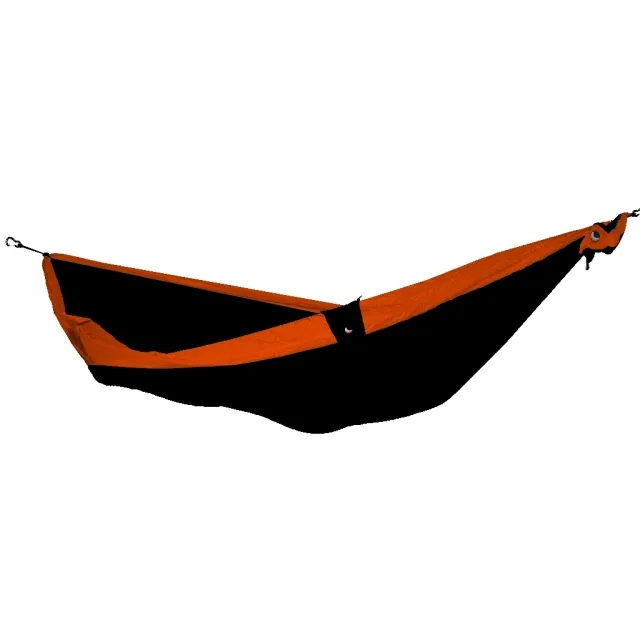 Reisehängematte King Size Schwarz Orange by TicketToTheMoon TM-THK-0735 color schwarz
