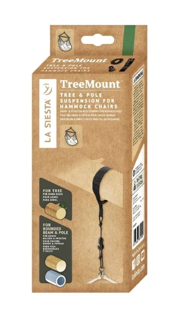 TreeMount Black - Montageset für Hängestuhl und Hängesessel by La Siesta LS-TMG45-9 