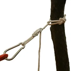 Ropeset Easy White - Montageseil längenverstellbar mit Karabiner by MacaMex MA-21060 color weiss