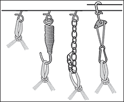Hängesofa Aufhängung